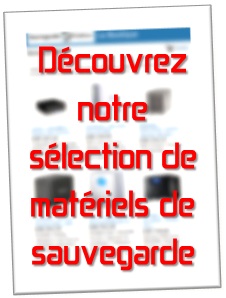 De nombreux matériels dans la boutique Sauvegardedefichiers.fr